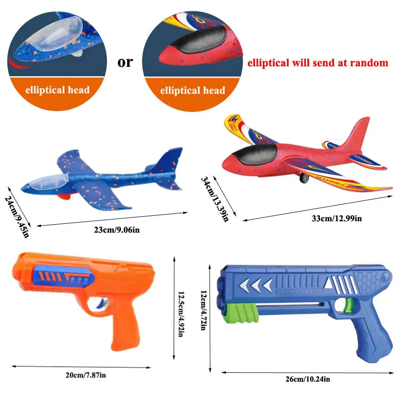 Foam Plane Launcher para crianças